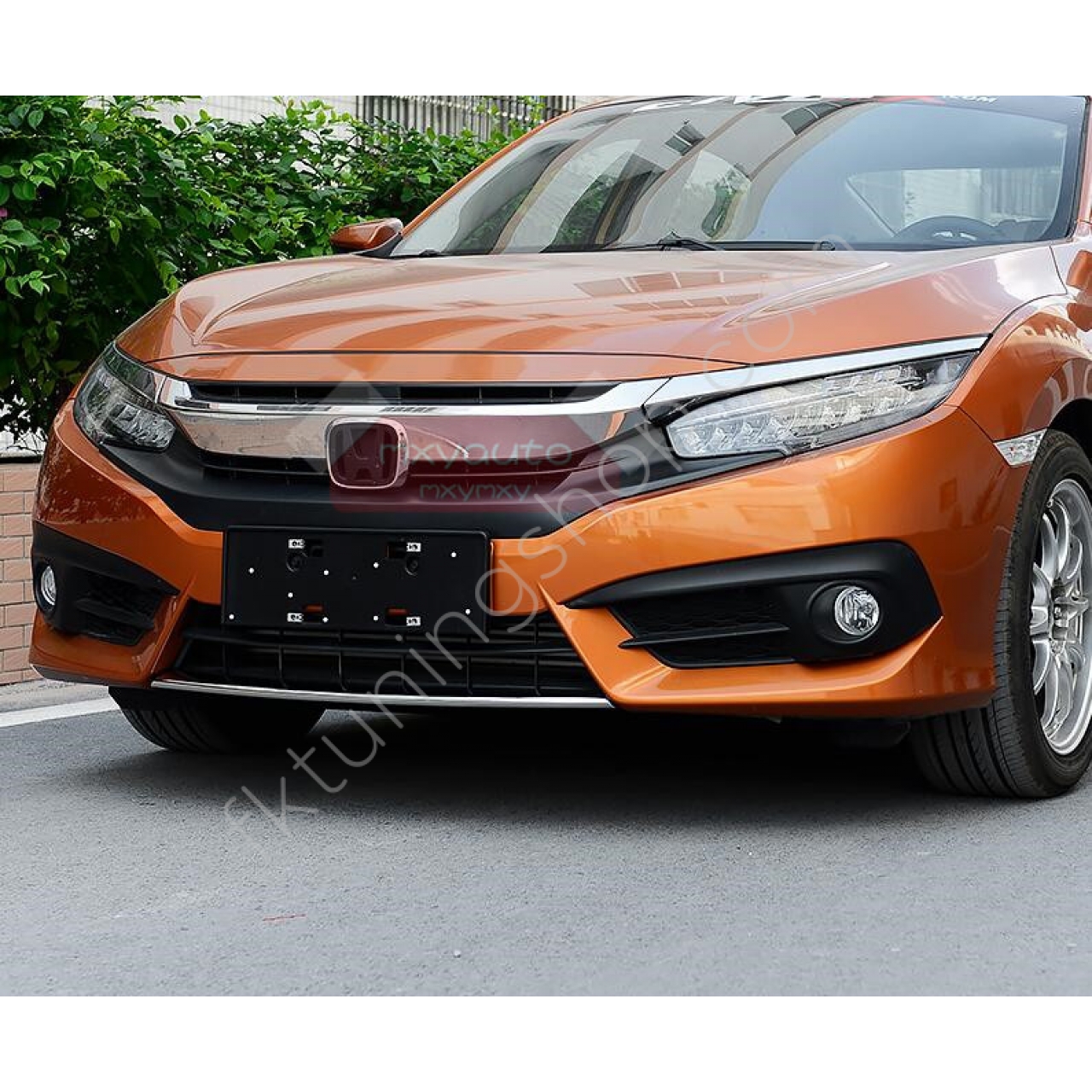 HONDA CİVİC FC5 ÖN TAMPON ALT KROMU 2016 ve üzeri FK Tuning Shop