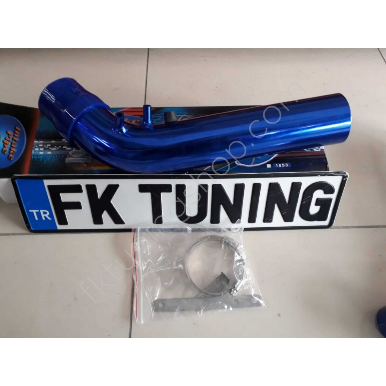 Honda Civic Hava Filtresi Borusu Es Uyumlu Mavi Renk Fk Tuning