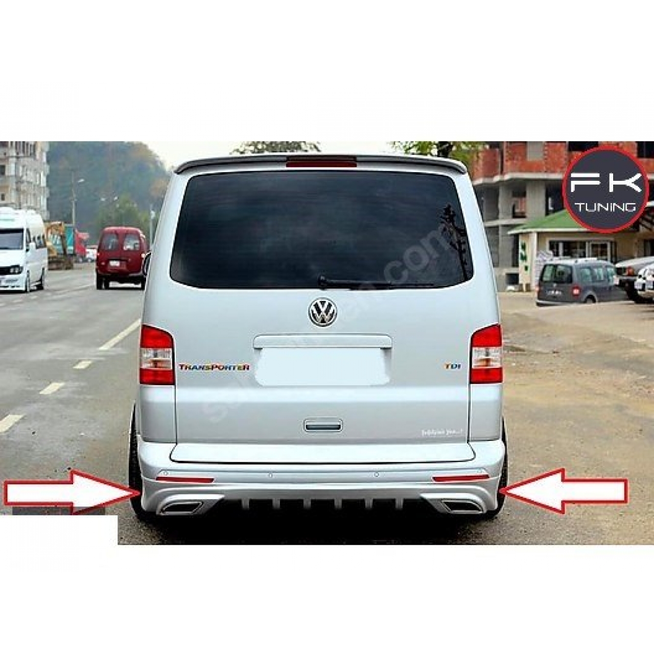 Volkswagen Transporter Caravelle T6 Body Kit Seti 2009 2014 boyasız