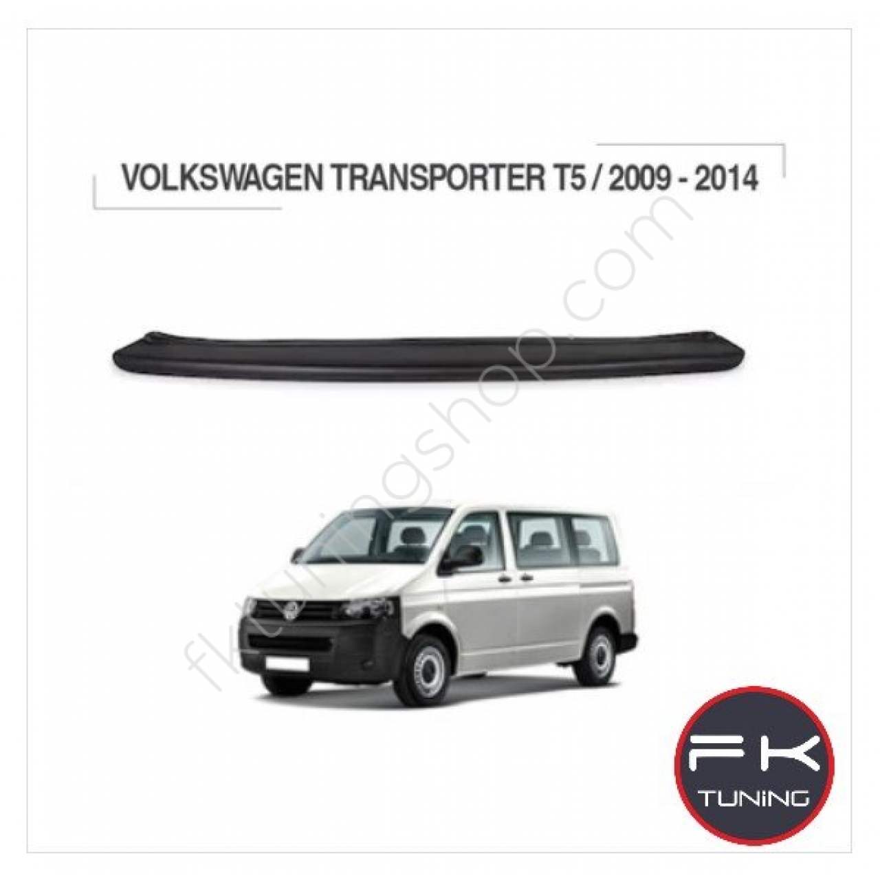 VOLKSWAGEN TRANSPORTER T5 ARKA TAMPON ÜST KORUMASI 2009 2014 FK