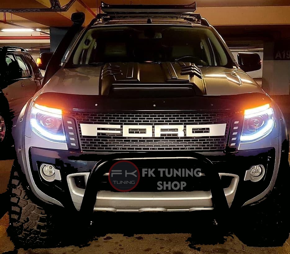 Ford Ranger T6 Led Ön Far Seti 2012 2015 FK Tuning Shop Oto Aksesuar Tuning