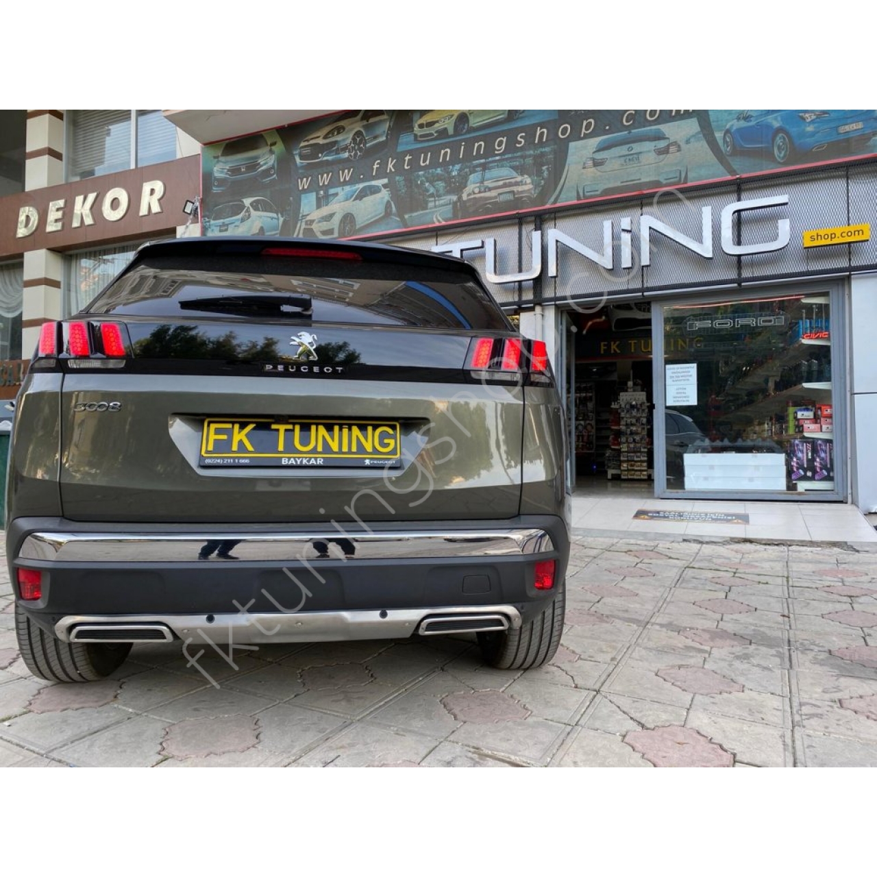 Peugeot 3008 Ön Arka Tampon Koruma 2016 2019 Fk Tuning Shop Oto Aksesuar Tuning