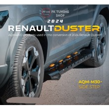 RENAULT DUSTER AQM4WD YAN BASAMAK SETİ DEMİR AQM-M30 RENAULT DUSTER AQM4WD YAN BASAMAK SETİ DEMİR AQM-M30