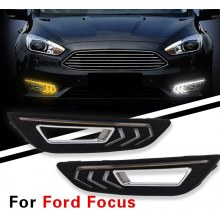 FORD FOCUS 3,5 MAKYAJLI KASA SİS FARI ÇERÇEVESİ GÜNDÜZ LEDLİ SİNYALLİ (model 3) FORD FOCUS 3,5 MAKYAJLI KASA SİS FARI ÇERÇEVESİ GÜNDÜZ LEDLİ SİNYALLİ (model 3)
