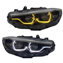 Bmw F32 - F36 Adaptive Led Ön Far Seti 2013-2016 Sarı/Beyaz Gündüz Ledli Bmw F32 - F36 Adaptive Led Ön Far Seti 2013-2016 Sarı/Beyaz Gündüz Ledli