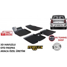 Dacia Logan 3D Havuzlu Oto Paspas Seti Perflex Marka 2004-2012 Kampanya Dacia Logan 3D Havuzlu Oto Paspas Seti Perflex Marka 2004-2012 Kampanya