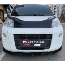 Fiat Fiorino Ön Tampon Eki Kanatlı Lip 3 Parça (pianoblack-plastik Fiat Fiorino Ön Tampon Eki Kanatlı Lip 3 Parça (pianoblack-plastik