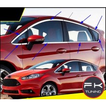 Ford Fiesta Krom Cam Çıtası Çevirme Tam Tur (2009-2017) Ford Fiesta Krom Cam Çıtası Çevirme Tam Tur (2009-2017)