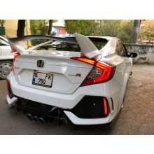 HONDA CİVİC FC5 TYPER SPOYLER 2016 ve üzeri sedan (PLASTİK) HONDA CİVİC FC5 TYPER SPOYLER 2016 ve üzeri sedan (PLASTİK)