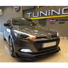 Hyundai İ20 Ön Tampon Eki Kanatlı Lip 3 Parça 2014 ve üzeri (pianoblack-plastik Hyundai İ20 Ön Tampon Eki Kanatlı Lip 3 Parça 2014 ve üzeri (pianoblack-plastik