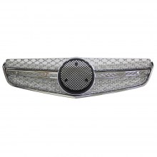 Mercedes Benz W207 E Coupe Ön Panjur Bal Petek Dizayn 2009-2013 Krom Gri Renk Mercedes Benz W207 E Coupe Ön Panjur Bal Petek Dizayn 2009-2013 Krom Gri Renk