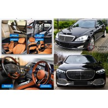 Mercedes Benz W221 uyumlu W223 S350 İç & Dış Full Facelift Dönüşüm Bodykit Seti Mercedes Benz W221 uyumlu W223 S350 İç & Dış Full Facelift Dönüşüm Bodykit Seti