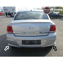 Opel Astra H Sedan Difüzör Arka Tampon Eki (polyester/boyasız Opel Astra H Sedan Difüzör Arka Tampon Eki (polyester/boyasız
