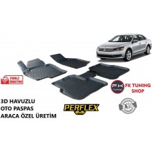Volkswagen Passat B7 3D Havuzlu Oto Paspas Seti Perflex Marka 2011-2015 kampanya Volkswagen Passat B7 3D Havuzlu Oto Paspas Seti Perflex Marka 2011-2015 kampanya