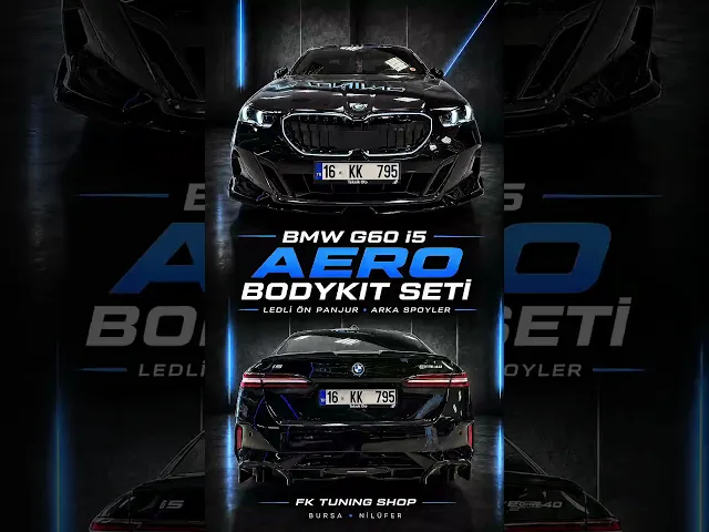 BMW İ5 G60 BODYKİT SETİ | LEDLİ PANJUR | SPOYLER UYGULAMA